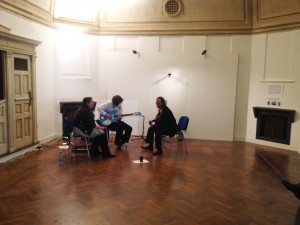 musical interlude in Bellwether exhibition