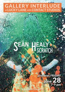 Poster by GI team member Ciaran Nash for 'Scratch'