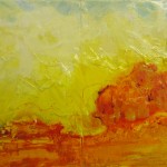 Lemon yellow Haze,45x30cm,oil on canvas board,2008